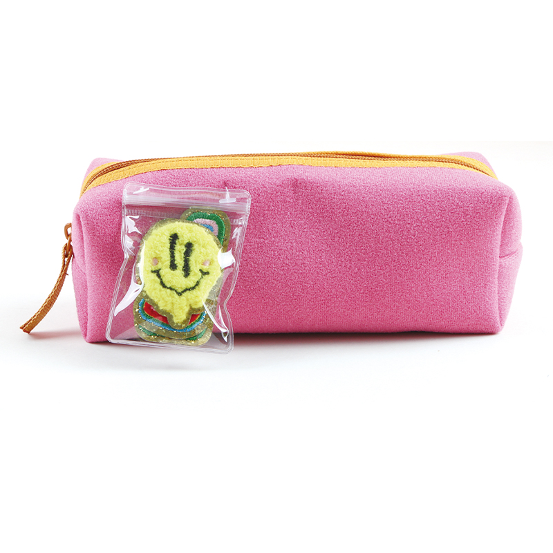 Velcro Fabric Pouch with 3 Patches   