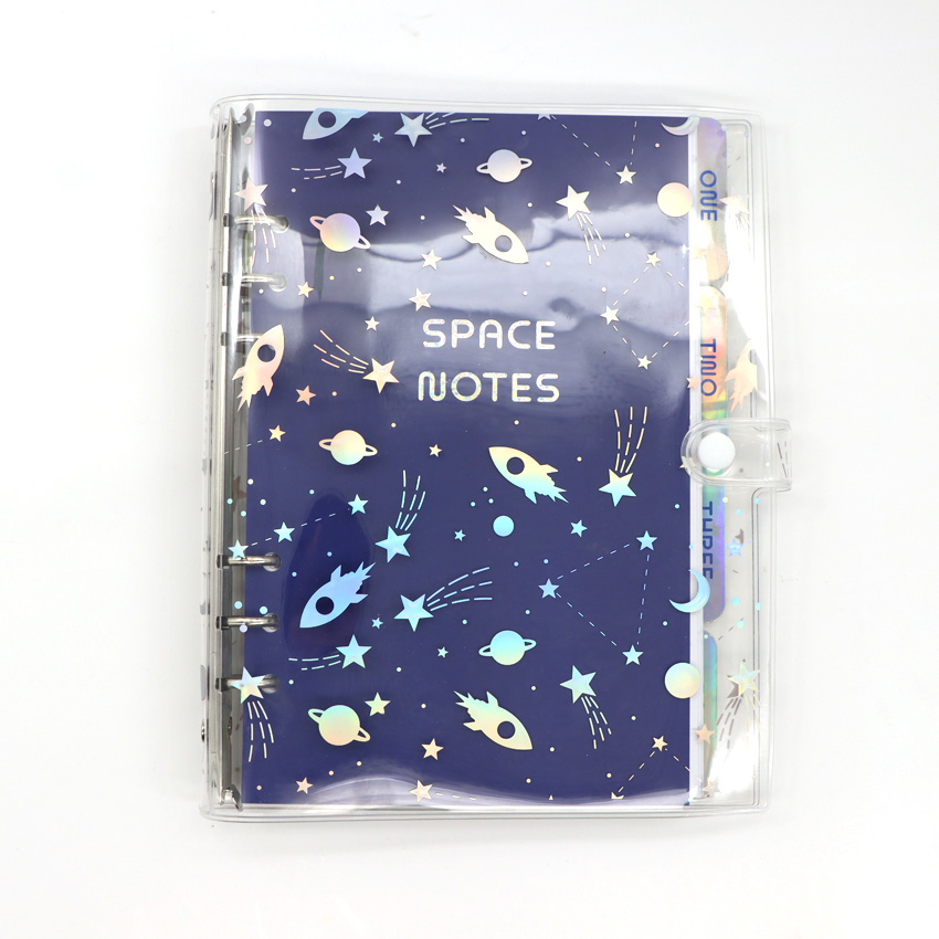Ring Binder Notebook with PVC Cover