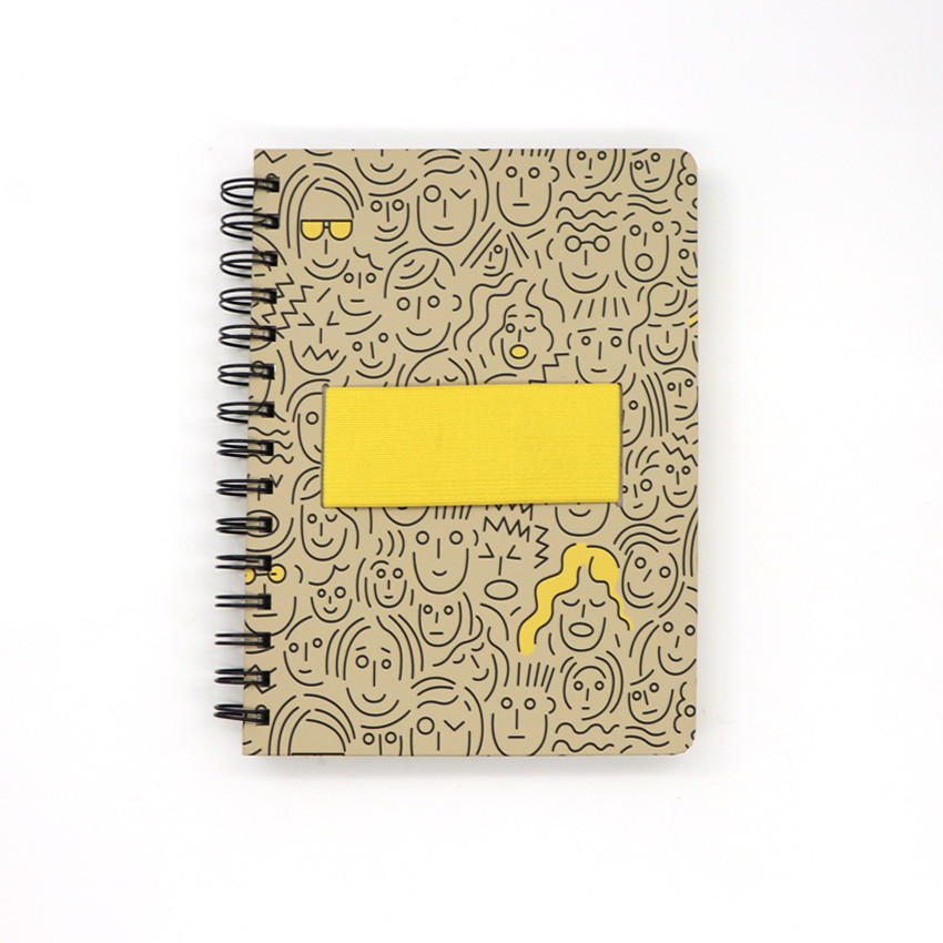  Spiral Journal with Jumbo Bungee Phone Holder 