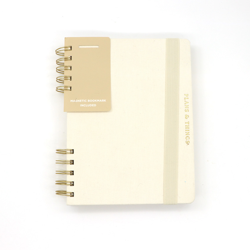 Split Spiral Bookcloth Journal 